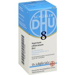 Eine Schachtel Schüßler-Salz Nr. 8, Natrium chloratum D12 Tabletten.
