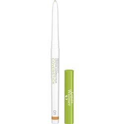 Ein weißer Abdeckstift mit grünem Deckel liegt nebeneinander.