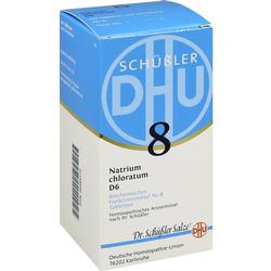 Eine Packung mit Schüßler-Salzen der Nummer 8 von der Deutschen Homöopathie-Union.